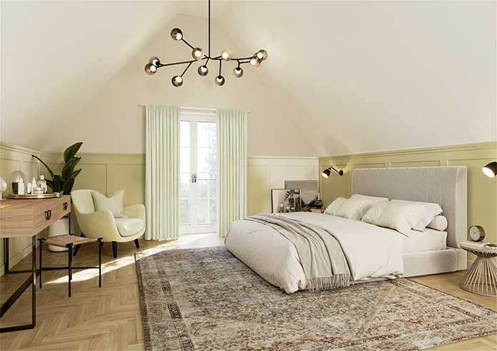 Kyoto Faux Silk, White - Made to Measure Curtains - Image 7